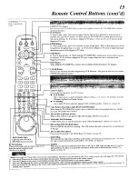 Preview for 15 page of Magnavox VRU662AT Owner'S Manual