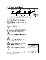 Preview for 44 page of Magnavox VRX562AT99 Owner'S Manual