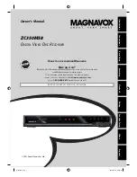 Magnavox ZC350MS8 Owner'S Manual preview