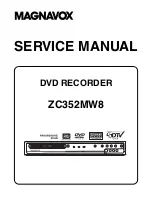 Preview for 1 page of Magnavox ZC352MW8 Service Manual