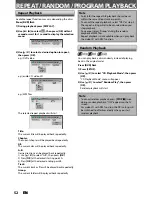 Preview for 52 page of Magnavox ZV420MW8 - DVDr/ VCR Combo Owner'S Manual