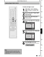 Preview for 61 page of Magnavox ZV420MW8 - DVDr/ VCR Combo Owner'S Manual