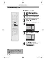 Предварительный просмотр 70 страницы Magnavox ZV450MWB Owner'S Manual