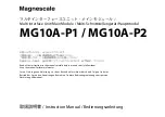 Предварительный просмотр 1 страницы Magnescale MG10A-P1 Instruction Manual