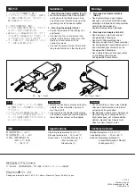 Предварительный просмотр 2 страницы Magnescale SZ09 Instruction Manual