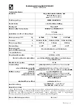 Preview for 4 page of MAGNET-SCHULTZ GBRE 022 AMX E02 Operating Manual