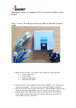 Предварительный просмотр 2 страницы Magnet LINKSYS ATA Install Manual