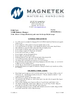 Предварительный просмотр 1 страницы Magnetek E10674-0 Quick Start Manual