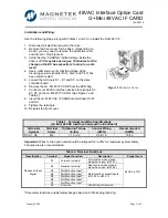 Preview for 2 page of Magnetek G+Mini 48VAC Manual