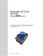 Предварительный просмотр 1 страницы Magnetek GP1000 Technical Manual