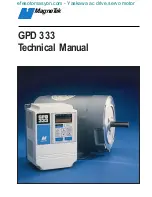 Preview for 1 page of Magnetek GPD 333 Technical Manual