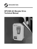 Magnetek HPV 600 Technical Manual preview