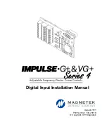 Magnetek IMPULSE G+ Installation Manual предпросмотр