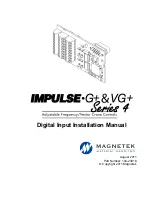 Предварительный просмотр 1 страницы Magnetek IMPULSE G+ Installation Manual