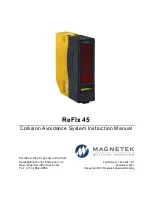 Предварительный просмотр 1 страницы Magnetek REFLX45-AD Instruction Manual