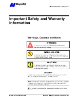 Предварительный просмотр 5 страницы Magnetek SMART TRAC DM6420 Engineer'S Manual