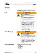 Preview for 119 page of Magnetic Autocontrol MHTM Operating Instructions Manual