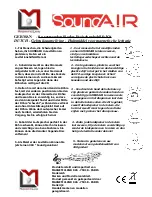 Предварительный просмотр 2 страницы MAGNETIC LAND Sound Air Operating Instructions
