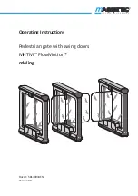 Magnetic MHTM FlowMotion mWing Operating Instructions Manual preview