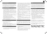 Preview for 3 page of Magnetic PARAFFIN BATH Manual