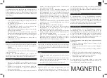 Preview for 5 page of Magnetic PARAFFIN BATH Manual