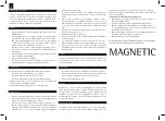 Preview for 6 page of Magnetic PARAFFIN BATH Manual