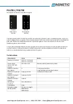 Magnetic PULT01 Manual предпросмотр