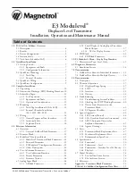 Preview for 3 page of Magnetrol E3A Modulevel Operating Manual