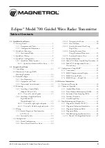 Предварительный просмотр 3 страницы Magnetrol ECLIPSE 700GWR Installation And Operating Manual