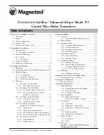 Предварительный просмотр 3 страницы Magnetrol Enhanced Model 705 Operating Manual