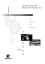 Preview for 1 page of Magnetrol KOTRON SMART RF 805 Installation And Operating Manual