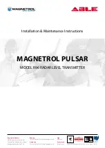 Предварительный просмотр 1 страницы Magnetrol Pulsar Foundation fieldbus R96 Operating Manual