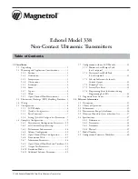 Preview for 3 page of Magnetrol STI Echotel 338 Installation And Operating Manual