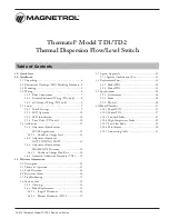 Preview for 3 page of Magnetrol Thermatel TD1 Installation And Operating Manual