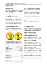 Preview for 7 page of Magni ES0808E Operators Manual With Maintenance Information