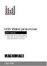 Magnimage LED-540 User Manual предпросмотр