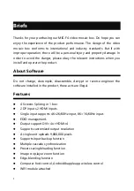 Preview for 4 page of Magnimage MIG-F4 User Manual