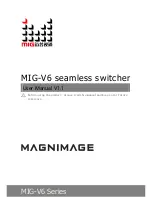 Preview for 1 page of Magnimage MIG-V6 User Manual