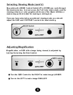 Предварительный просмотр 6 страницы MagniSight EXPLORER Classic MSE-L19 User Manual