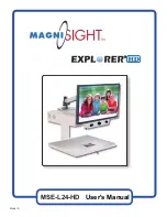 Preview for 1 page of MagniSight MSE-L24-HD Explorer HD User Manual