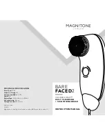 Preview for 1 page of Magnitone BARE FACED 2 3D VIBRA-SONIC Instruction Manual