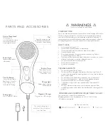 Preview for 2 page of Magnitone BareFacrd Instruction Manual