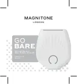 Preview for 1 page of Magnitone GO BARE Instruction Manual