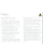 Предварительный просмотр 30 страницы Magnitone Pulsar Instruction Manual