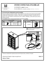 Preview for 2 page of Magnolia Home 2070105WR Assembly Instructions