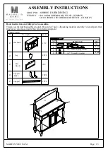 Magnolia Home 6011802DB Assembly Instructions предпросмотр