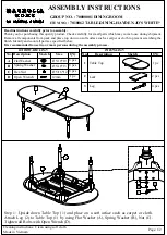 Preview for 1 page of Magnolia Home 70000001 Assembly Instructions