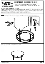 Preview for 3 page of Magnolia Home JOANNA GAINES MILLER 15216011 Assembly Instructions