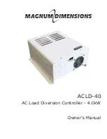 Предварительный просмотр 1 страницы Magnum Dimensions ACLD-40 Owner'S Manual