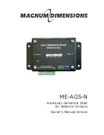 Preview for 1 page of Magnum Dimensions ME-AGS-N Owner'S Manual